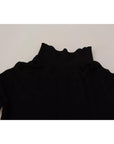 Dolce & Gabbana Black Turtleneck Slim Fit Pullover Sweater