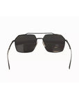Dolce & Gabbana DG2250 Black Metal Full Rim Square Eyewear Sunglasses