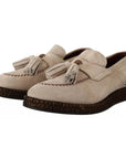 Dolce & Gabbana Beige Moccasins Slip On Leather Men Shoes