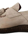 Dolce & Gabbana Beige Moccasins Slip On Leather Men Shoes