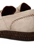 Dolce & Gabbana Beige Moccasins Slip On Leather Men Shoes