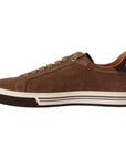 Dolce & Gabbana Brown Suede Logo Low Top Sneakers Men Shoes