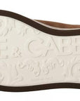 Dolce & Gabbana Brown Suede Logo Low Top Sneakers Men Shoes