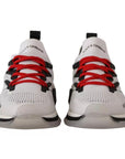 Dolce & Gabbana White SORRENTO Sport Stretch Men Shoes Sneakers