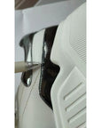 Dolce & Gabbana White Silver DAYMASTER Leather Sneakers Men Shoes