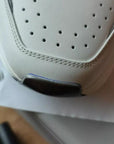 Dolce & Gabbana White Silver DAYMASTER Leather Sneakers Men Shoes