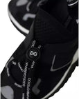 Dolce & Gabbana Black White Logo Sorrento Mens Sneakers Shoes