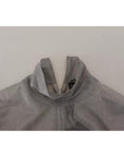 Dolce & Gabbana Gray See Through Turtleneck Pullover Sweater