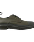 Dolce & Gabbana Green Leather Rubber Sole Dress Shoes