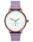 MVMT Purple Leather Watch