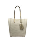 Michael Kors Vincent With Card Case Large Tote Purse Bag Gold
