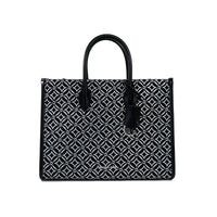 Michael Kors Mirella Medium Top Zip Crossbody Tote Bag Black