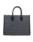 Michael Kors Mirella Medium Top Zip Crossbody Tote Bag Black