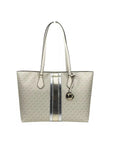 Michael Kors Sheila Large Tote Purse Bag Pale Gold