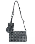 Michael Kors Crossbody Tech Attachment Bag Purse Black