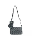 Michael Kors Crossbody Tech Attachment Bag Purse Black