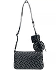 Michael Kors Crossbody Tech Attachment Bag Purse Black