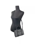 Michael Kors Small Leather Duffle Crossbody Bag Black