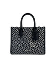 Michael Kors Mirella Small Top Zip Crossbody Tote Bag Black