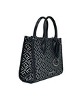 Michael Kors Mirella Small Top Zip Crossbody Tote Bag Black