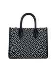 Michael Kors Mirella Small Top Zip Crossbody Tote Bag Black