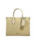 Michael Kors Mirella Small Top Zip Crossbody Tote Bag Creme
