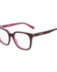 Love Moschino Burgundy Acetate Frames