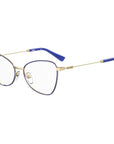 Moschino Blue Metal Frames
