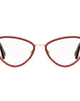 Moschino Burgundy Metal Frames
