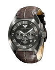 Armani Brown Cowhide Watch