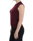 Dolce & Gabbana Elegant Red Wool Sleeveless Pullover Vest
