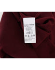 Dolce & Gabbana Elegant Red Wool Sleeveless Pullover Vest