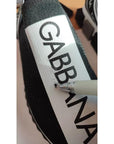 Dolce & Gabbana Black White Slip On Sorrento Sneakers Shoes