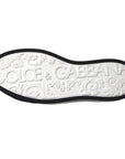 Dolce & Gabbana Black Leather Crown Milano Sneakers Shoes