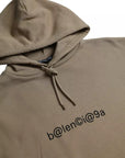 Balenciaga Brown Cotton Symbolic Molleton Bouclette Hooded Sweater
