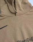 Balenciaga Brown Cotton Symbolic Molleton Bouclette Hooded Sweater