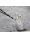 Dolce & Gabbana Gray Cotton Embellished Crew Neck T-shirt