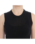 Dolce & Gabbana Elegant Black Sleeveless Pullover Vest