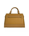 Michael Kors Reed Small Leather Belted Satchel Crossbody Bag Brown