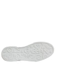 Dolce & Gabbana White Black Logo Portofino Sneaker Shoes