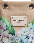 Dolce & Gabbana Multicolor Floral Canvas TANIA Top Handle Tote Bag