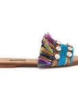 Dolce & Gabbana Multicolor Lambskin Women Sandal
