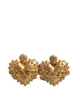 Dolce & Gabbana Gold 925 Sterling Silver DG Heart Cufflink