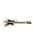 Dolce & Gabbana Gold Brass Beaded Guitar Pin Brooch
