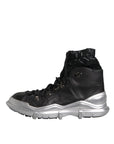 Dolce & Gabbana Black Nylon Galileo High Top Sneakers Shoes