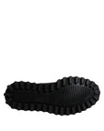 Dolce & Gabbana Black Leather Lace Up Trekking Dress Shoes