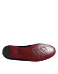 Dolce & Gabbana Black Velvet Crystal Crown Loafers Formal Dress Shoes