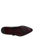 Dolce & Gabbana Black Leather Monk Strap Derby Formal Shoes
