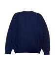 Valentino Blue Virgin Wool Men Sweater