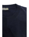 Valentino Blue Virgin Wool Men Sweater
